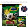 Ornament Collection World Cup Brazil Support Our Troops Banner Pack Wall Art Flag Room Decorations Indoor Outdoor Tapestry Yard Signs FIFA Team Qatar Trophy Soccer Game Football Gifts, Made in USA view 4