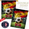 Ornament Collection World Cup Spain Wall 2 Pcs Banner Flag Patio Lawn Garden Room Decorations Outdoor Tapestry Yard Signs Art FIFA Team Qatar Trophy Soccer Game Football Gifts, Made in USA view 3