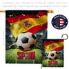 Ornament Collection World Cup Spain Wall 2 Pcs Banner Flag Patio Lawn Garden Room Decorations Outdoor Tapestry Yard Signs Art FIFA Team Qatar Trophy Soccer Game Football Gifts, Made in USA view 4