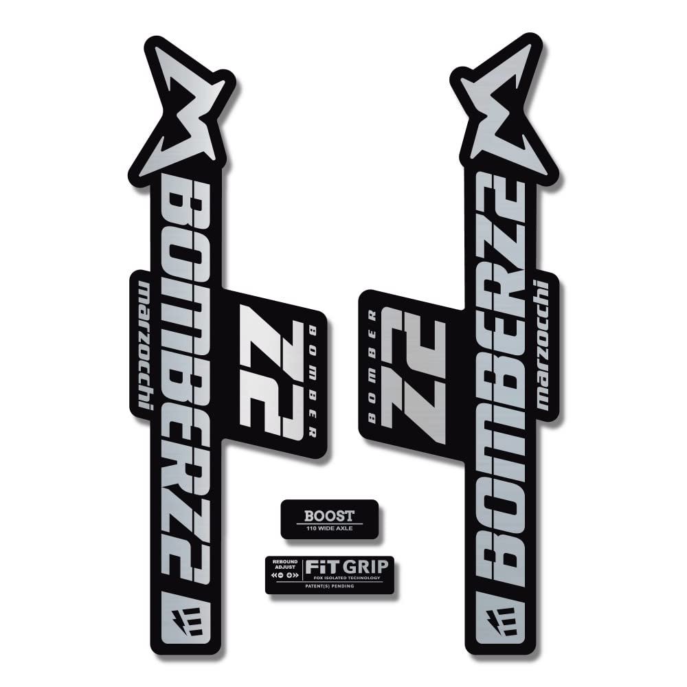 Stickers compatible with Marzocchi Bomber Z2 e-bike fork