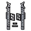 Stickers compatible with Marzocchi Bomber Z2 e-bike fork view 1
