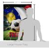 Ornament Collection World Cup France American Flag Banner Pack Wall Art Patio Porch Lawn Garden Outdoor Decorations Tapestry Yard Signs FIFA Team Qatar Trophy Soccer Game Football Gifts, Made in USA view 2