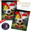 Ornament Collection World Cup Canada Wall 2 Pcs Banner Flag Patio Lawn Garden Room Decorations Outdoor Tapestry Yard Signs Art FIFA Team Qatar Trophy Soccer Game Football Gifts, Made in USA view 3