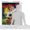 Ornament Collection World Cup Serbia American Flag Banner Pack Wall Art Patio Porch Lawn Garden Outdoor Decorations Tapestry Yard Signs FIFA Team Qatar Trophy Soccer Game Football Gifts, Made in USA view 2