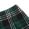 Fall Winter Plaid Mini Skirts for Womens 2022 High Waist Bodycon Wool Pencil Skirts(Green 01, S) view 3