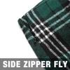 Fall Winter Plaid Mini Skirts for Womens 2022 High Waist Bodycon Wool Pencil Skirts(Green 01, S) view 4