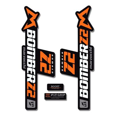 Stickers compatible with Marzocchi Bomber Z2 e-bike fork