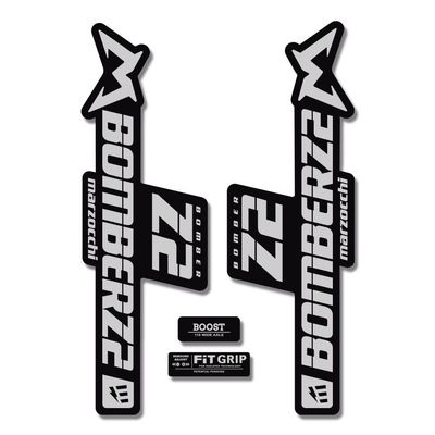 Stickers compatible with Marzocchi Bomber Z2 e-bike fork