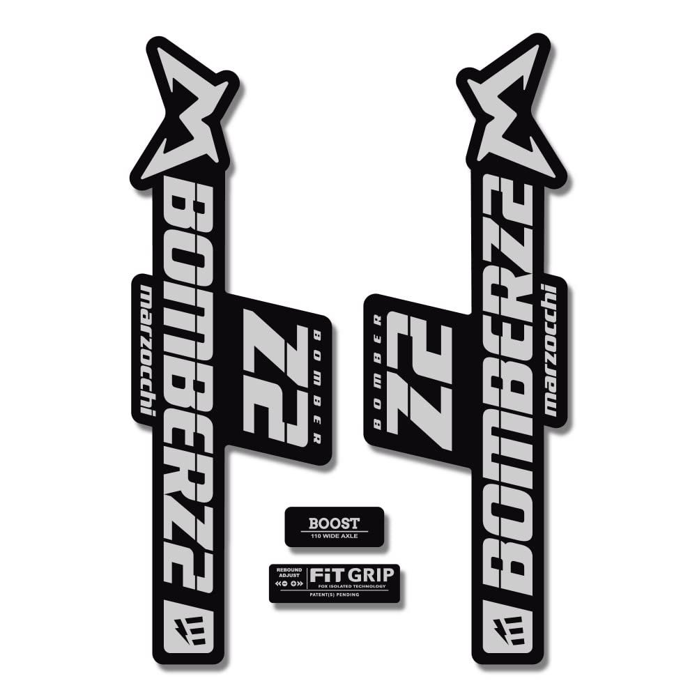 Stickers compatible with Marzocchi Bomber Z2 e-bike fork