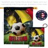 Ornament Collection World Cup Belgium American Flag Banner Pack Patio Porch Lawn Garden Room Decorations Outdoor Tapestry Yard Signs Art FIFA Team Qatar Trophy Soccer Game Football Gifts, Made in USA view 4