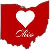 U.S. Custom Stickers Ohio Heart State Shaped Sticker 6 Inch view 1