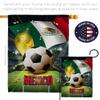Ornament Collection World Cup Mexico Wall 2 Pcs Banner Flag Patio Lawn Garden Room Decorations Outdoor Tapestry Yard Signs Art FIFA Team Qatar Trophy Soccer Game Football Gifts, Made in USA view 4