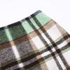 Green Skirt Women High Waisted Fall Winter Pencil Bodycon Short Flannel Tweed Wool Plaid Mini Skirts Dresses Business Work Casual Outfits Clothes, Green New, M view 3