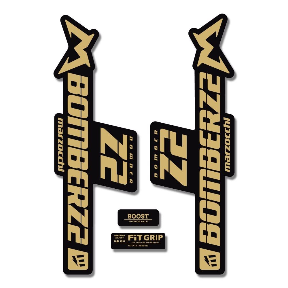 Stickers compatible with Marzocchi Bomber Z2 e-bike fork