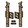 Stickers compatible with Marzocchi Bomber Z2 e-bike fork view 1