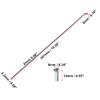 X AUTOHAUX 36 Pcs Bicycle Steel Spokes 14G Bike Spoke 261mm Length with Nipples for Most Bicycle view 3