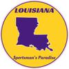 U.S. Custom Stickers Louisiana State Sportsmans Paradise Sticker 4 Inch view 1