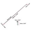 X AUTOHAUX 36 Pcs Bicycle Steel Spokes 14G Bike Spoke 255mm Length with Nipples for Most Bicycle view 3