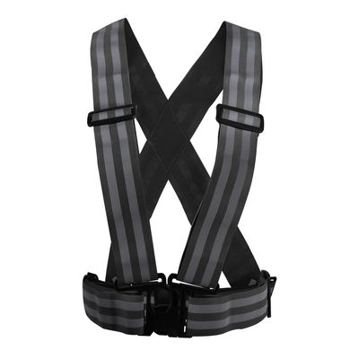 X AUTOHAUX Reflective Vest Reflective Running Gear High Visibility Safety for Walking Cycling at Night Black