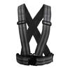 X AUTOHAUX Reflective Vest Reflective Running Gear High Visibility Safety for Walking Cycling at Night Black view 1
