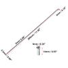 X AUTOHAUX 36 Pcs Bicycle Steel Spokes 14G Bike Spoke 290mm Length with Nipples for Most Bicycle view 3