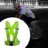 X AUTOHAUX Reflective Vest Reflective Running Gear High Visibility Safety for Walking Cycling at Night Green view 2