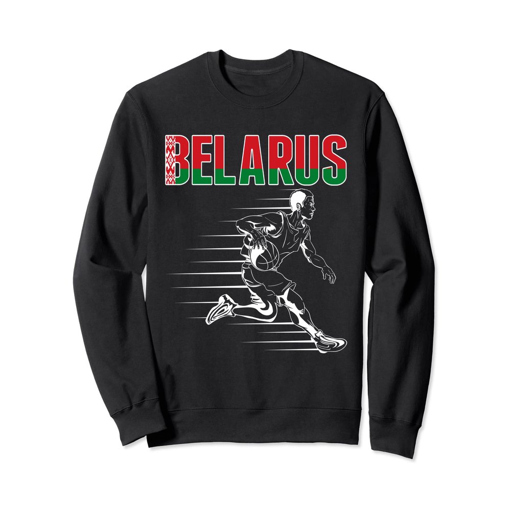 Belarus Basketball Fans Jersey - Belarusian Sport Supporters Sweatshirt