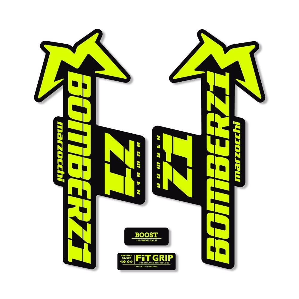 Marzocchi Bomber Z1 Fork Bike Compatible Stickers