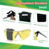 2 Packs International Standard Shooting Glasses Patch Shooting Patch for Eye Glasses Shooting Blinders for Glasses Occluder Clip on Eye Mask Archery Aim Assistance view 3