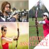 2 Packs International Standard Shooting Glasses Patch Shooting Patch for Eye Glasses Shooting Blinders for Glasses Occluder Clip on Eye Mask Archery Aim Assistance view 4