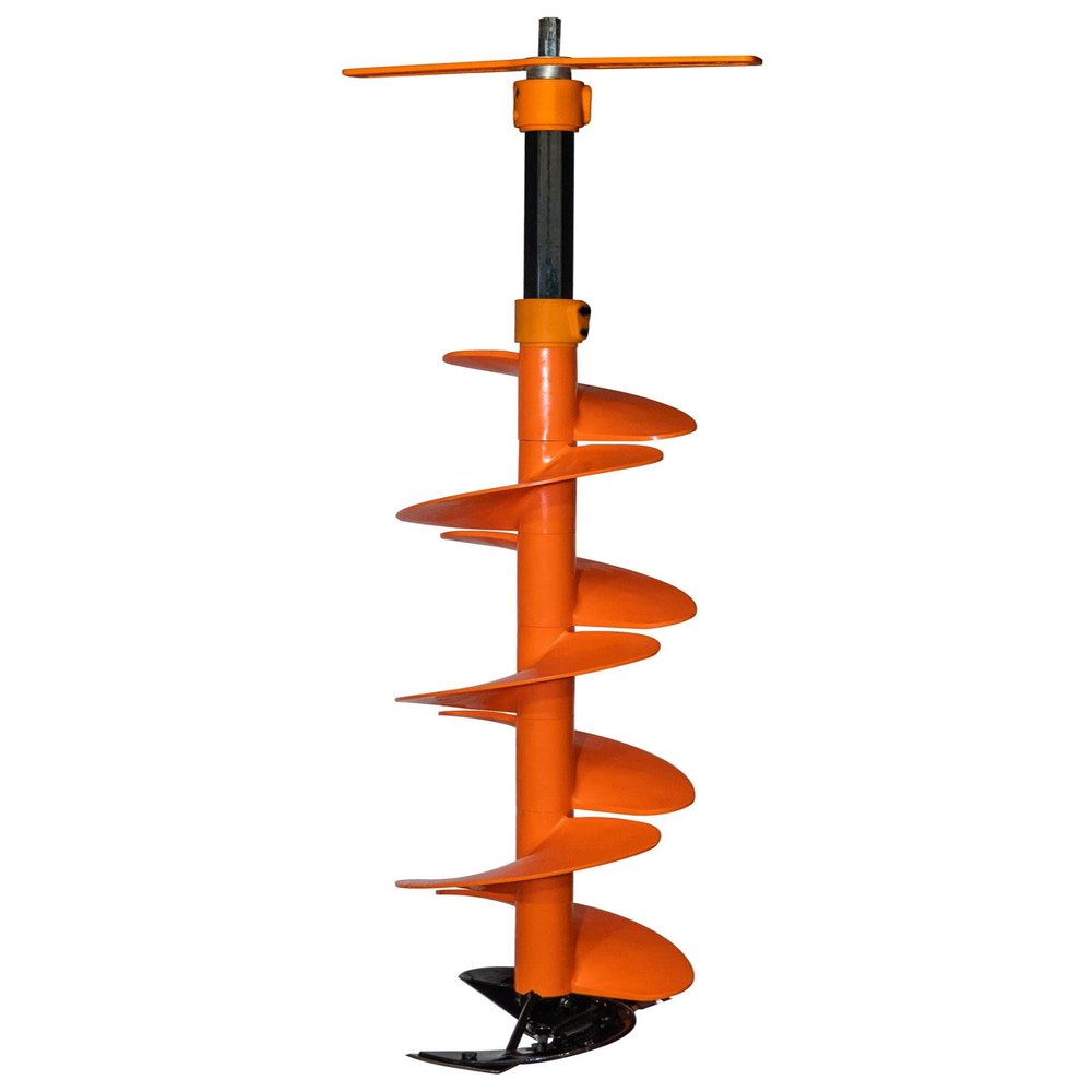 RAZR Ice Augers Synthetic Ultra, 6-8 inch with Pro Curved Blades (8 inch)