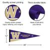 Washington UW Huskies Pennant Flag and Wall Tack Mount Pads view 3
