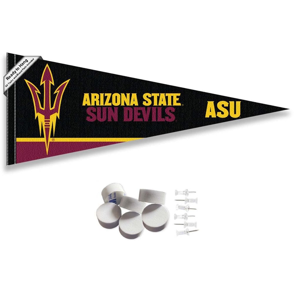 Arizona State Sun Devils Pennant Flag and Wall Tack Mount Pads