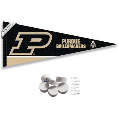 Purdue Boilermakers Pennant Flag and Wall Tack Mount Pads