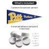 Pittsburgh Panthers Pennant Flag and Wall Tack Mount Pads view 2