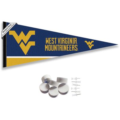 West Virginia Pennant Flag and Wall Tack Mount Pads