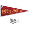 Iowa State Cyclones Pennant Flag and Wall Tack Mount Pads view 1
