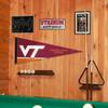 VA Tech Hokies Pennant Flag and Wall Tack Mount Pads view 4