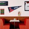 Ole Miss Pennant Flag and Wall Tack Mount Pads view 3