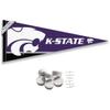 Kansas State Wildcats Pennant Flag and Wall Tack Mount Pads view 1