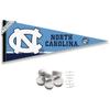 UNC Tar Heels Pennant Flag and Wall Tack Mount Pads view 1