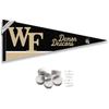 Wake Forest Demon Deacons Pennant Flag and Wall Tack Mount Pads view 1
