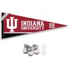 Indiana Hoosiers Pennant Flag and Wall Tack Mount Pads view 1