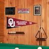 Oklahoma Sooners Pennant Flag and Wall Tack Mount Pads view 4