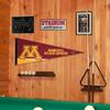 College Flags & Banners Co. Minnesota Gophers Pennant Flag and Wall Tack Mount Pads view 4