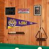 Louisiana State LSU Tigers Pennant Flag and Wall Tack Mount Pads view 4