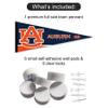 Auburn Pennant Flag and Wall Tack Mount Pads view 2