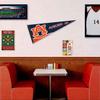 Auburn Pennant Flag and Wall Tack Mount Pads view 3