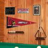 Louisville Cardinals Pennant Flag and Wall Tack Mount Pads view 4