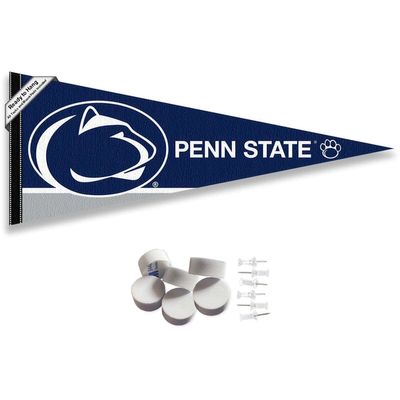 Penn State Nittany Lions Pennant Flag and Wall Tack Mount Pads